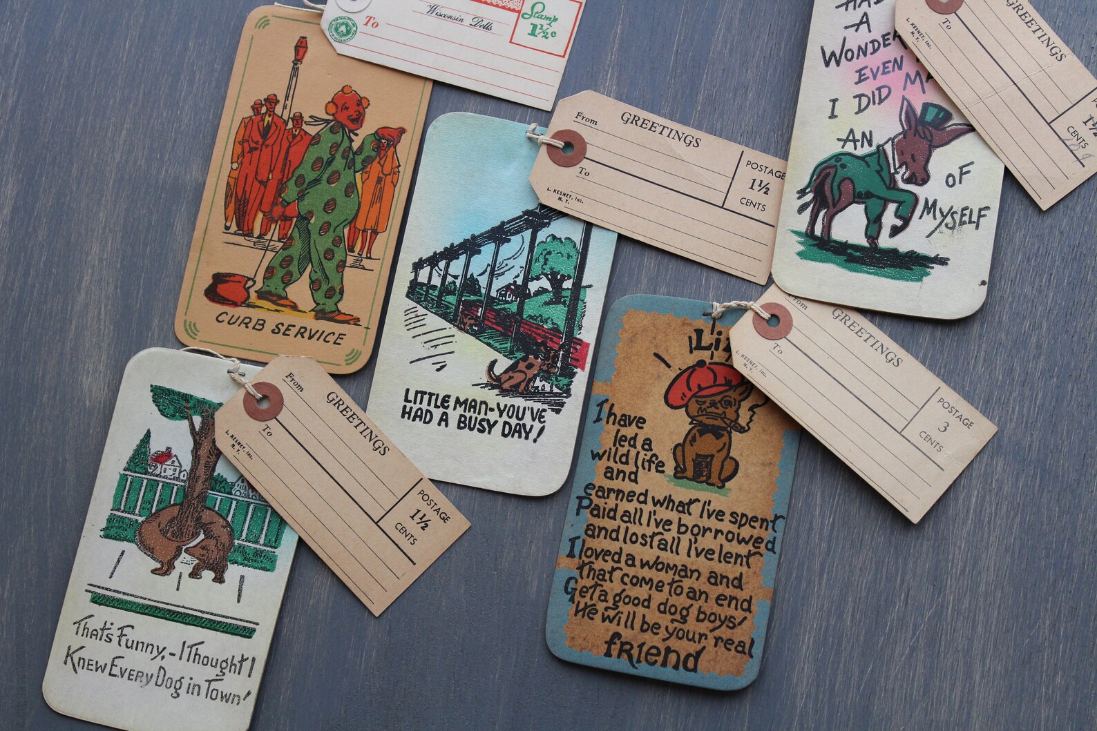 Vintage Novelty Postcard Mailers Vintage Humor Postcards Etsy