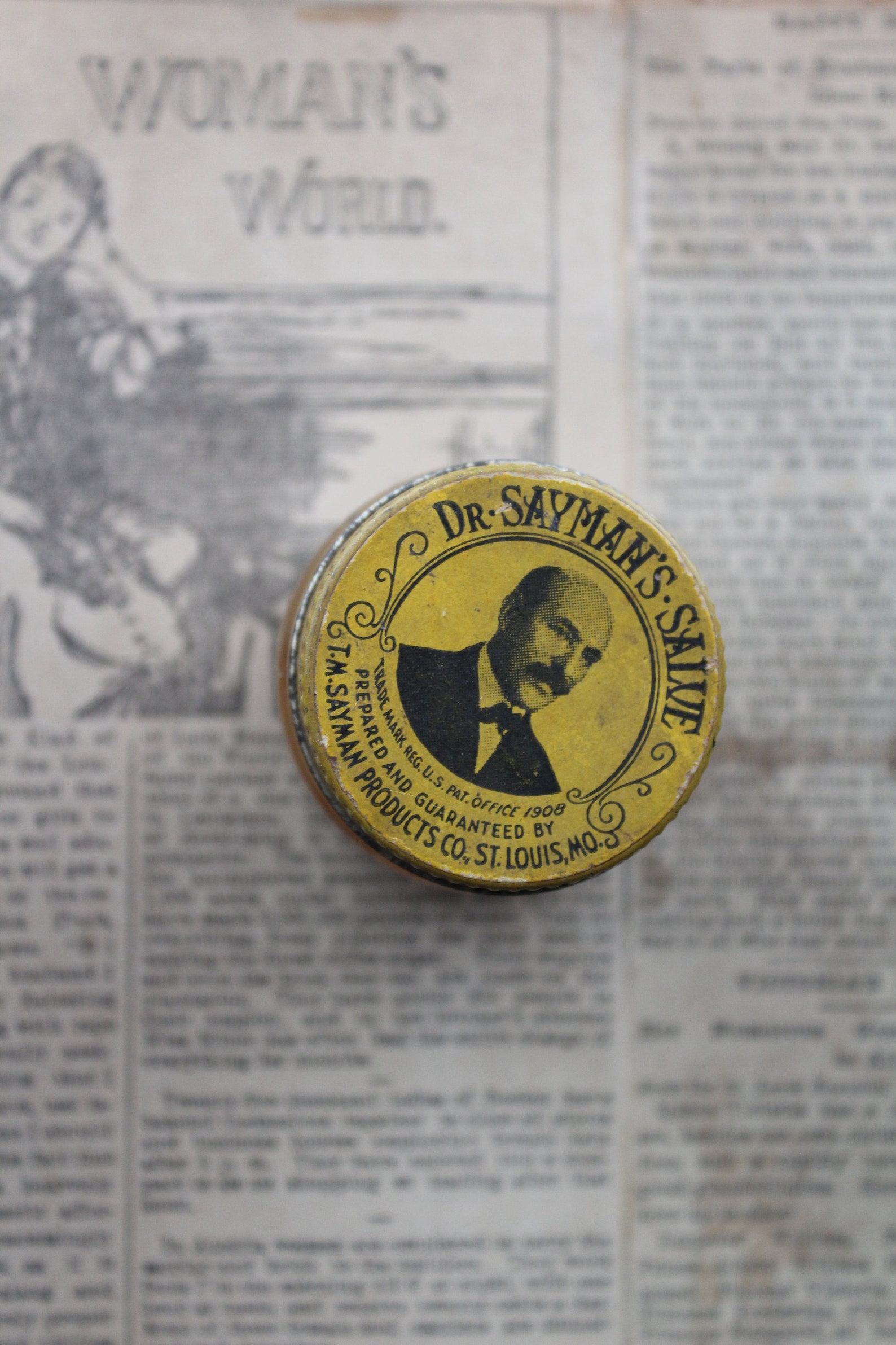 Doctor Saymans Salve Antique Medical Jar Antique Salve Jar Etsy