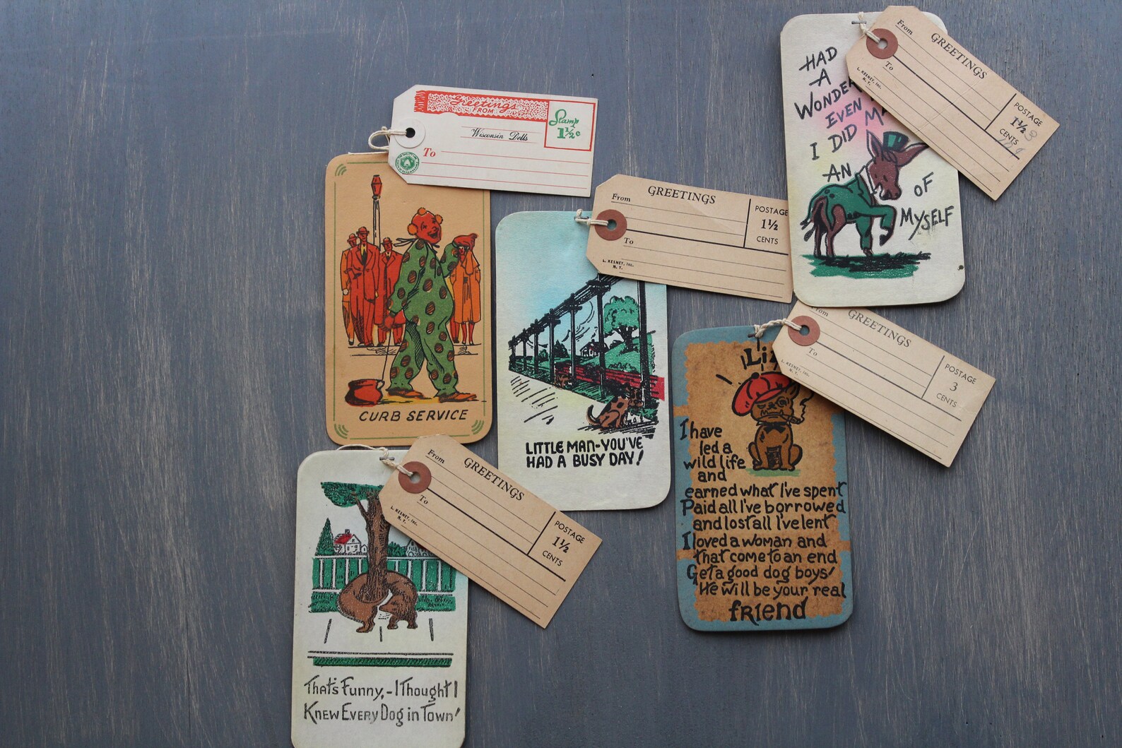 Vintage Novelty Postcard Mailers Vintage Humor Postcards Etsy