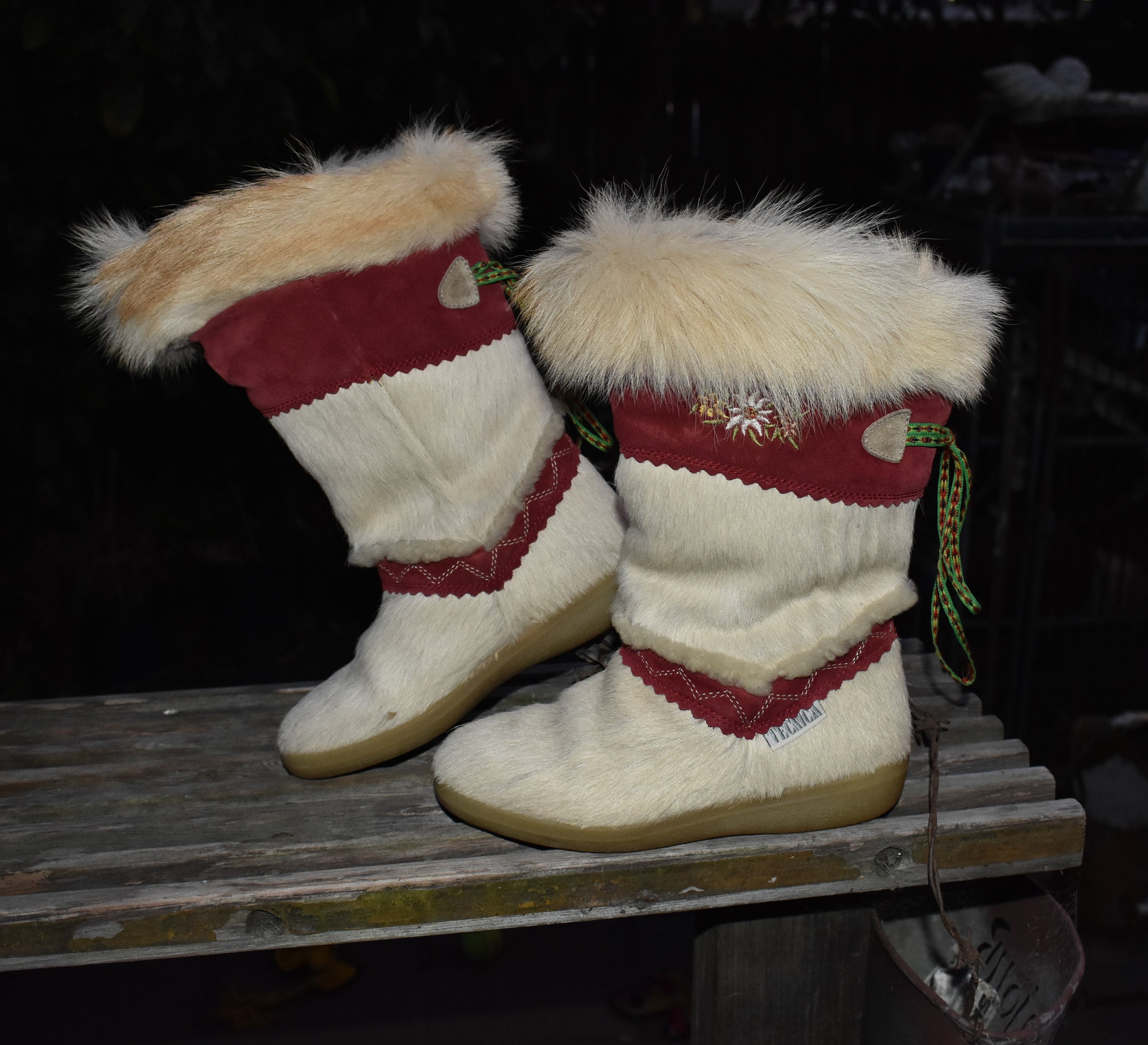 Tecnica Vintage After Ski Boots Goat Fur Size 5 Us/ 35 Eu Etsy Ireland