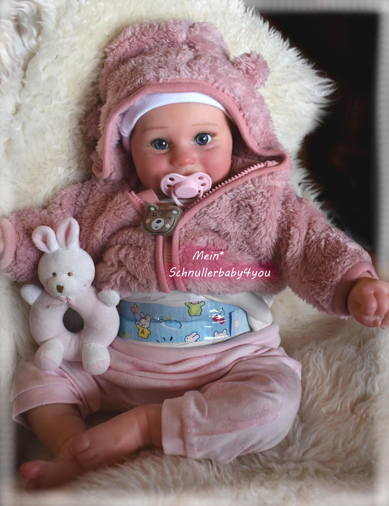 Sweet Marlene großes lebensecht realistisch wirkendes Baby Girl Toddler Reborn Babypuppe Bild 10