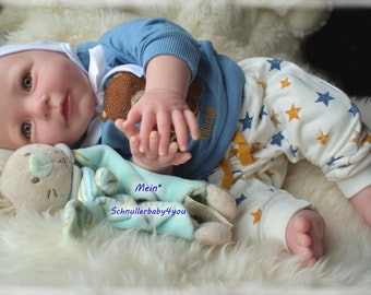 Fast ausverkauft ! Babyboy *Lion* Reborn lifelike Baby Boy Doll Puppe L.Scherer Babypuppe