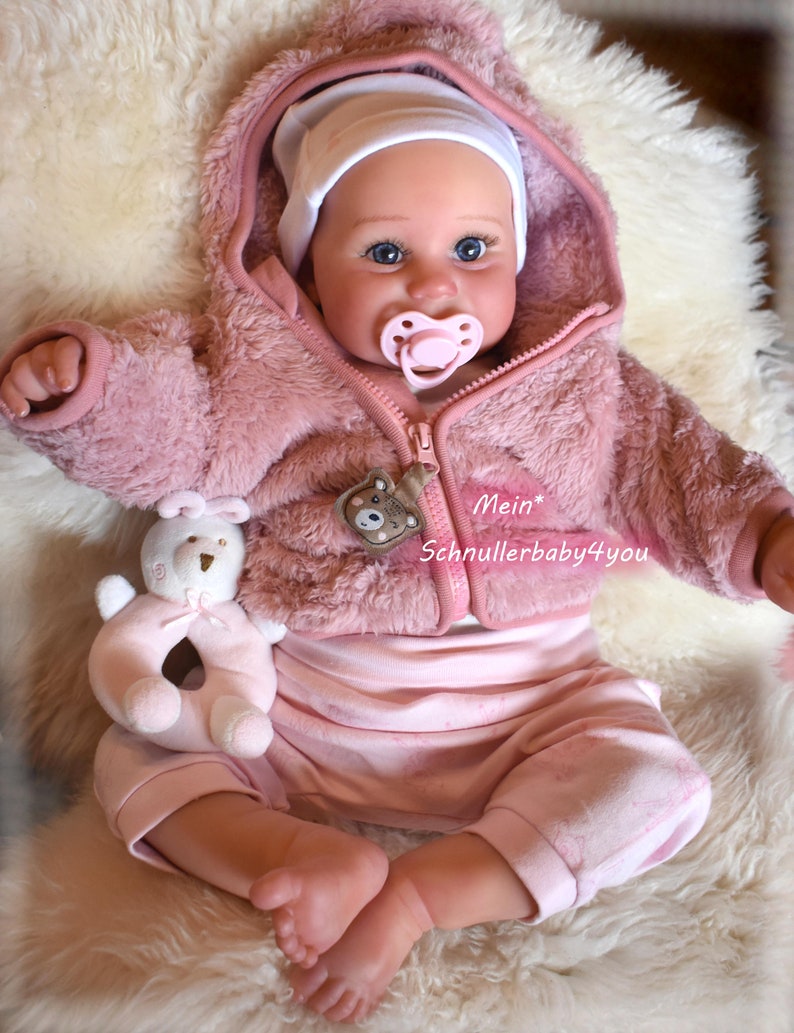 Sweet Marlene großes lebensecht realistisch wirkendes Baby Girl Toddler Reborn Babypuppe Bild 9