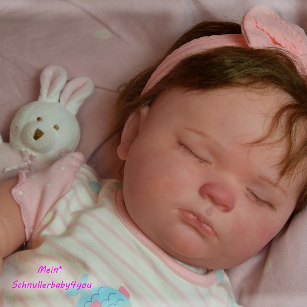 Angebot ! *Emilia* mit Scheibengelenkkörper großes lebensecht realistisch wirkendes Baby Girl Toddler Reborn Baby Puppe Babypuppe