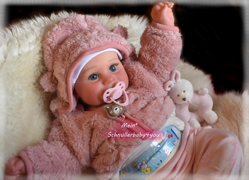 Sweet Marlene großes lebensecht realistisch wirkendes Baby Girl Toddler Reborn Babypuppe Bild 2