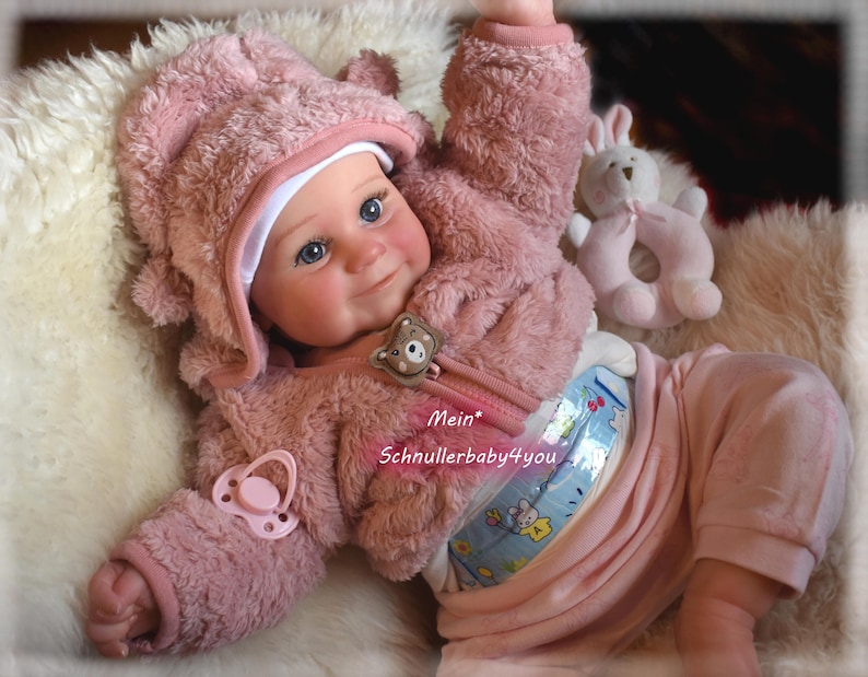 Sweet Marlene großes lebensecht realistisch wirkendes Baby Girl Toddler Reborn Babypuppe Bild 1