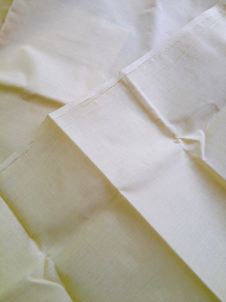 Beige gray cotton fabric starched stiff fabric natural fiber Etsy