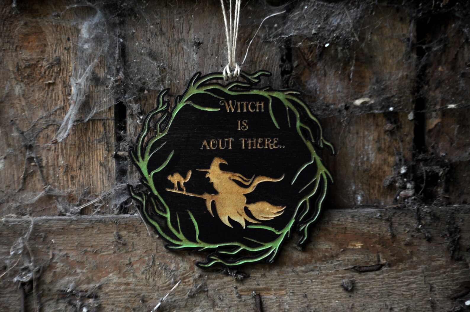 Witch Door Sign. Caution Sign. Entryway Decor. Personalized | Etsy