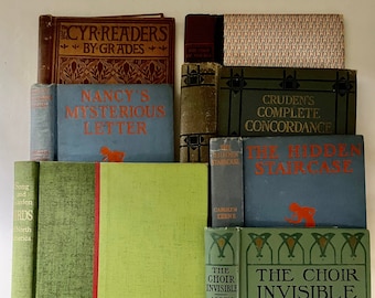 Book Covers - Antique and Vintage Hardcover - Junk Journal Covers - With Optional Reinforced Spine