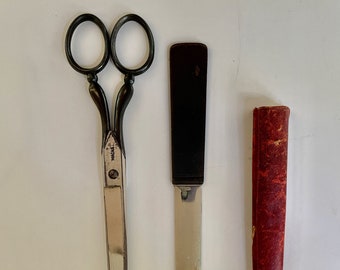 Antique Scissors Letter Opener Set