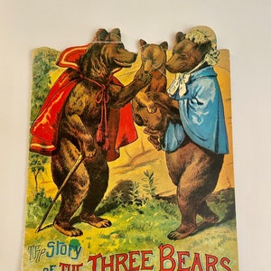 Paperback Book - Replica of Antique Original &quot;The Story of the Three Bears&quot;