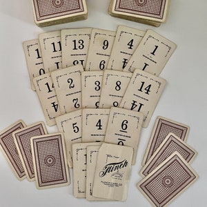 Antique 1913 Flinch Card Game - Etsy