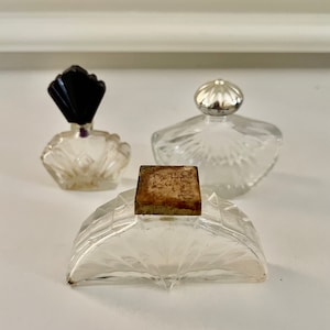 Collection 3 Vintage Perfume Bottles