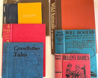 Antique and Vintage Book Covers - with Optional Reinforced Spine
