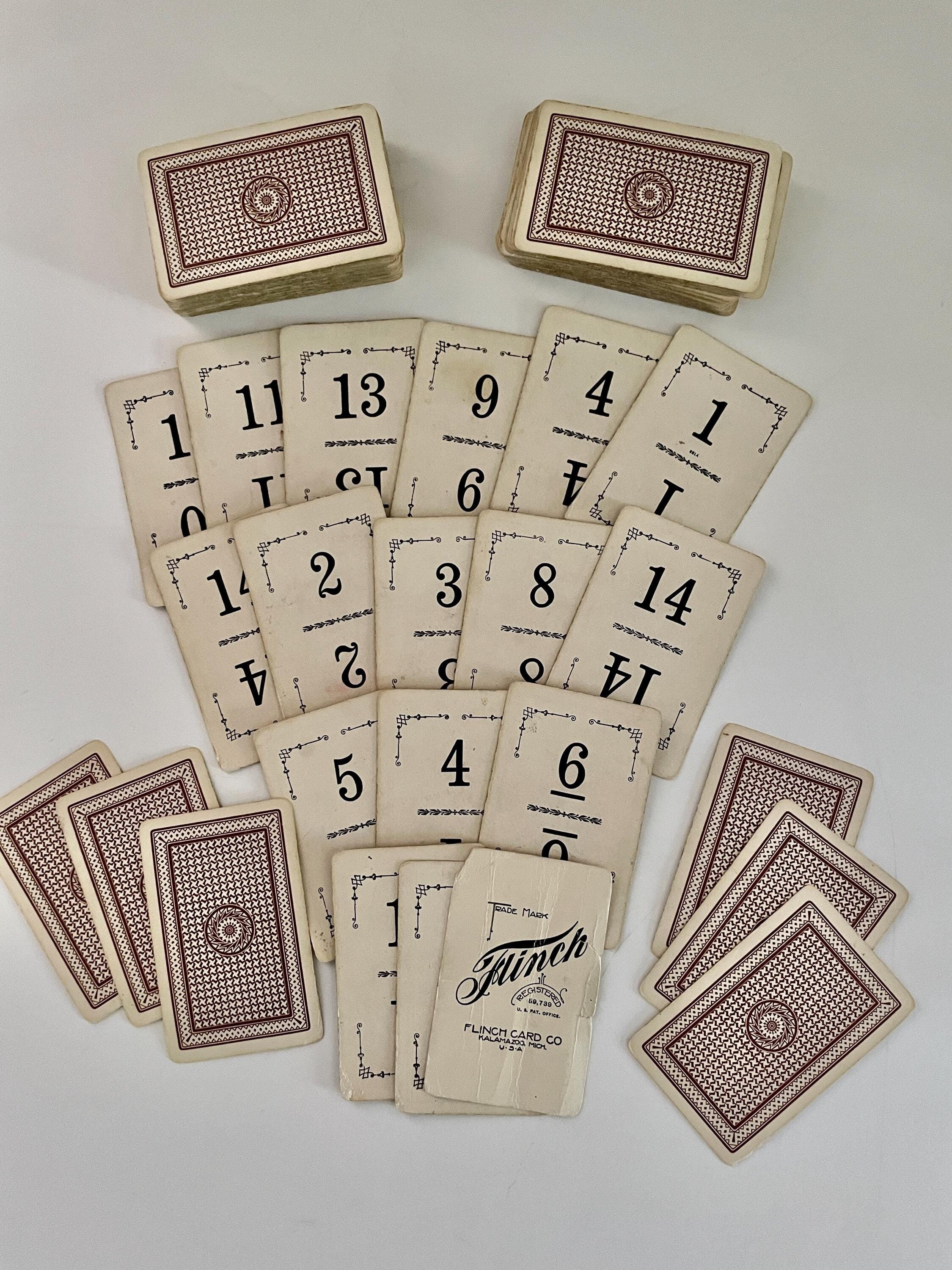 1913年頃 アンティークカードゲーム FLINCH Antique 1913 Flinch Card Game - Etsy