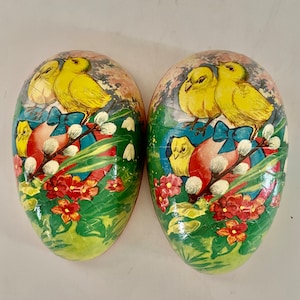 Mid Century Paper Mache Easter Egg - West Germany