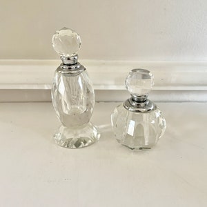 Pair of Oleg Cassini Perfume Bottles - Signed