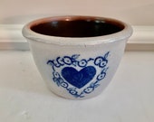 Salmon Falls Stoneware - Salt Glazed Pottery - 3 Inch Crock