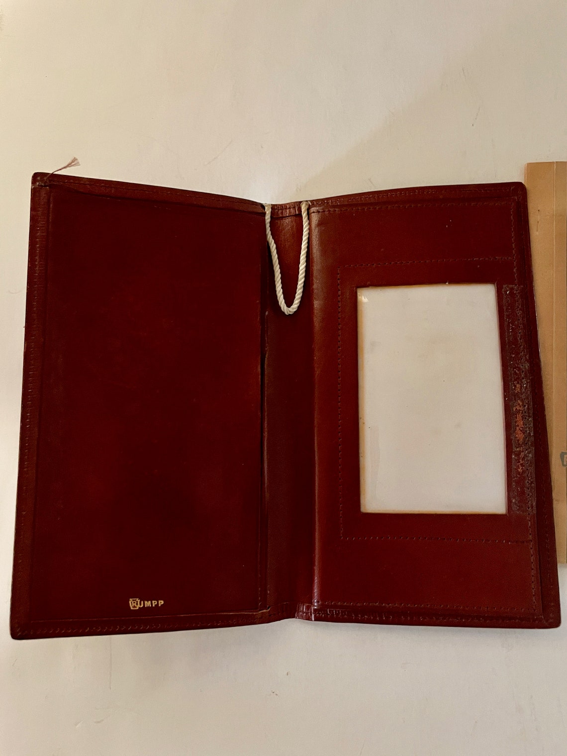 Rumpp Wallet Rumpp Leather Checkbook Cover and Paper Insert - Etsy