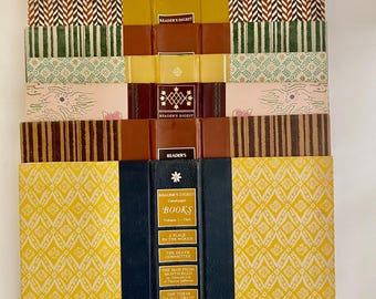 Vintage Book Covers with Reinforced Spine