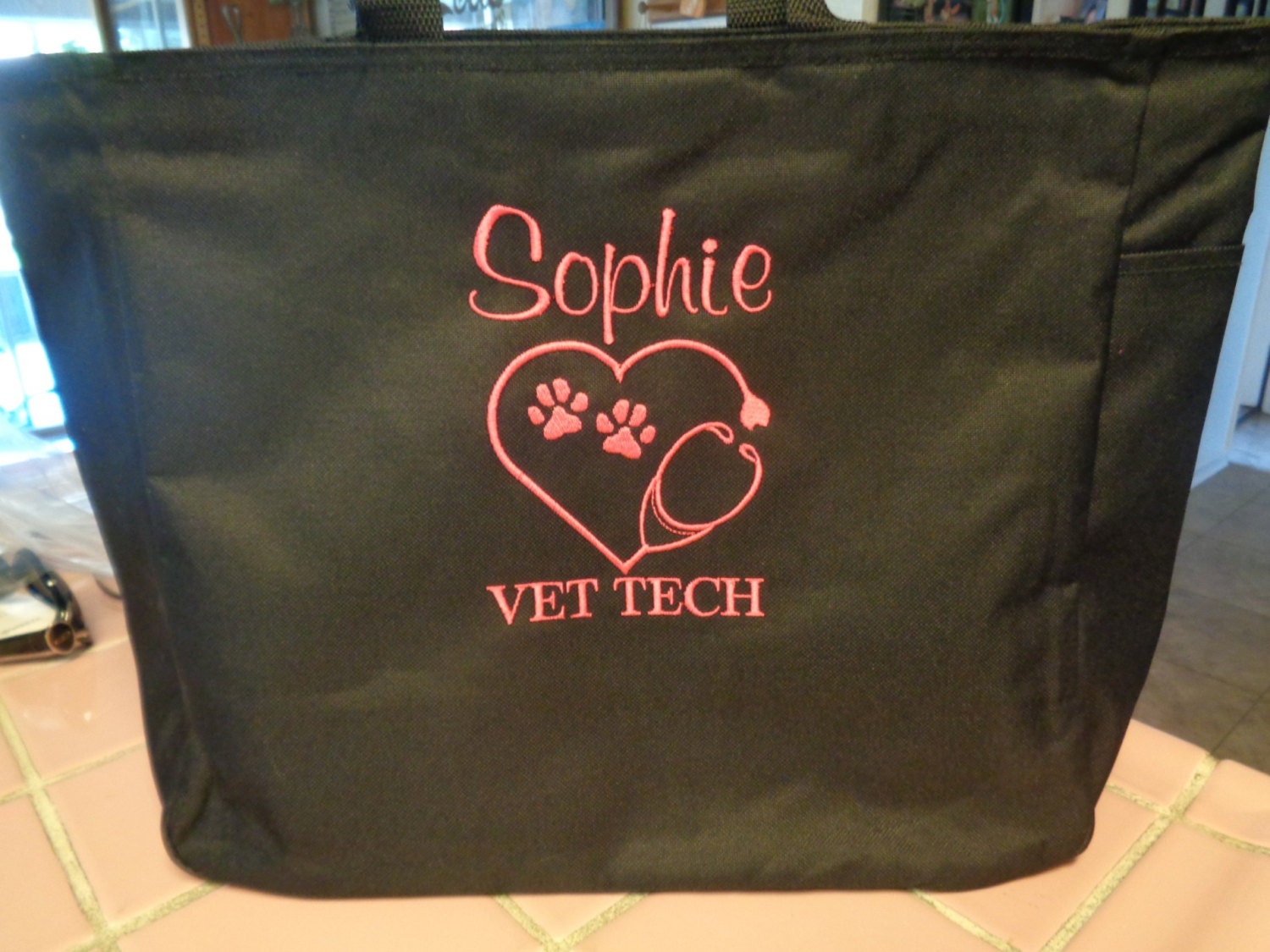 6 Tote Bags Personalize VET VETERINARIAN Tech technician Etsy