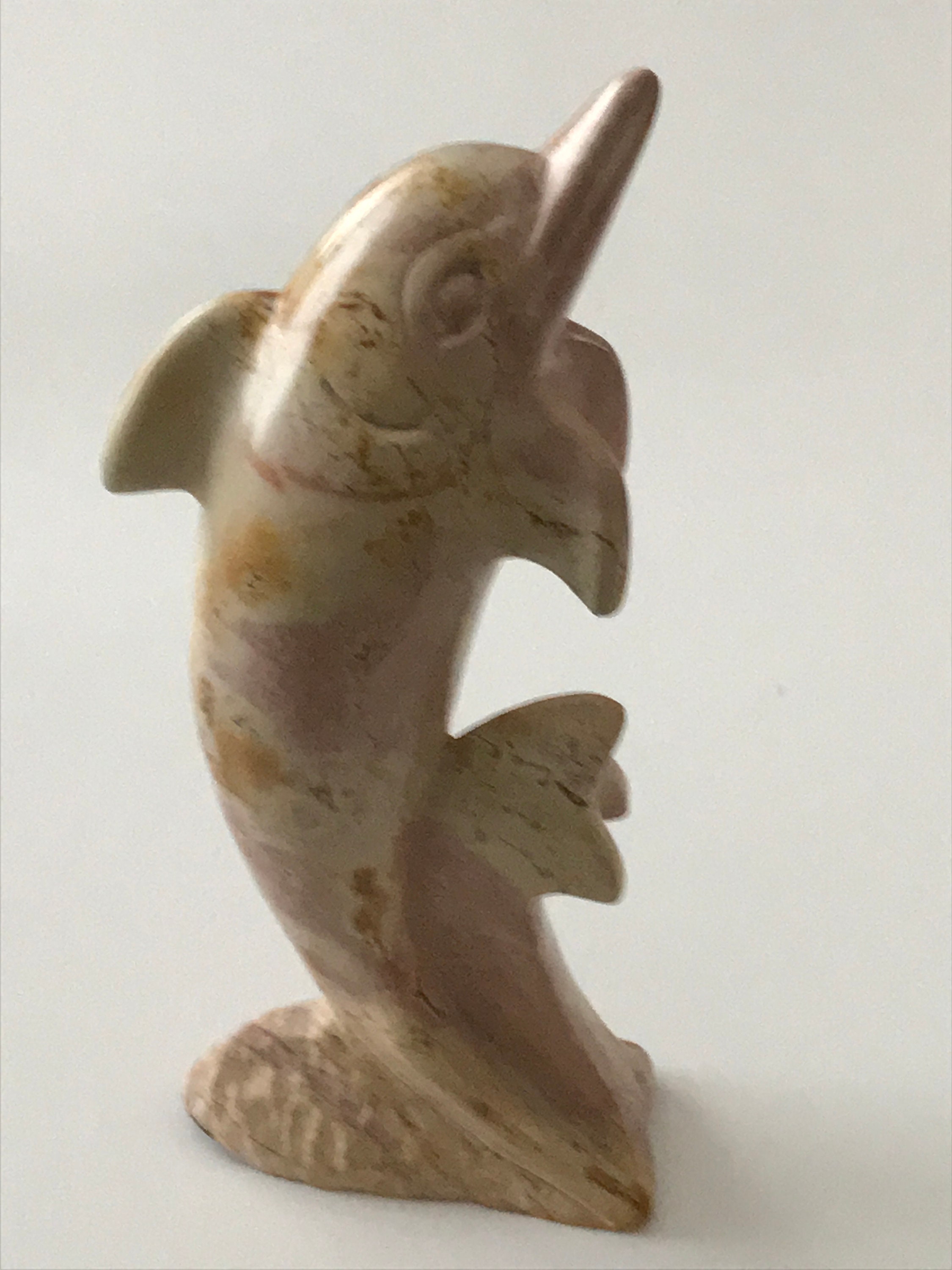 African Soapstone Carving Dolphin and Calf Etsy Australia
