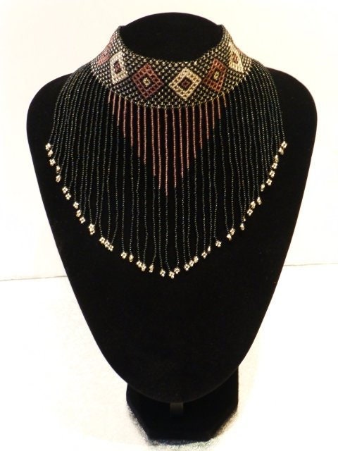 African Beads Choker Beads necklace - Handmade in Kenya
