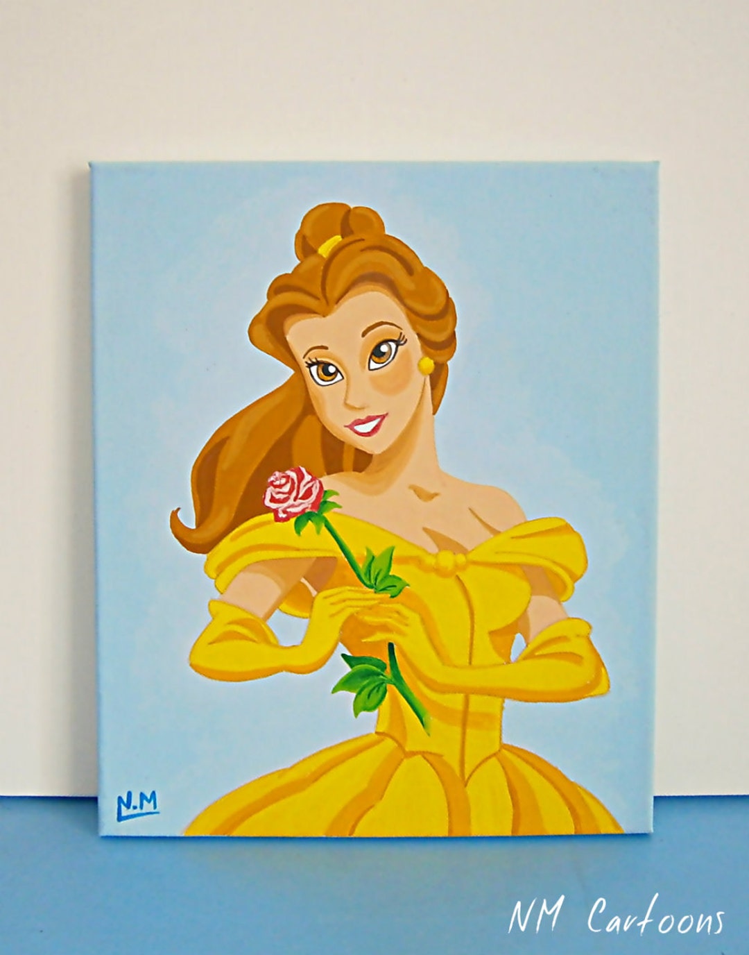 Princess Pre Drawn Canvas for Painting for Kids -  Australia