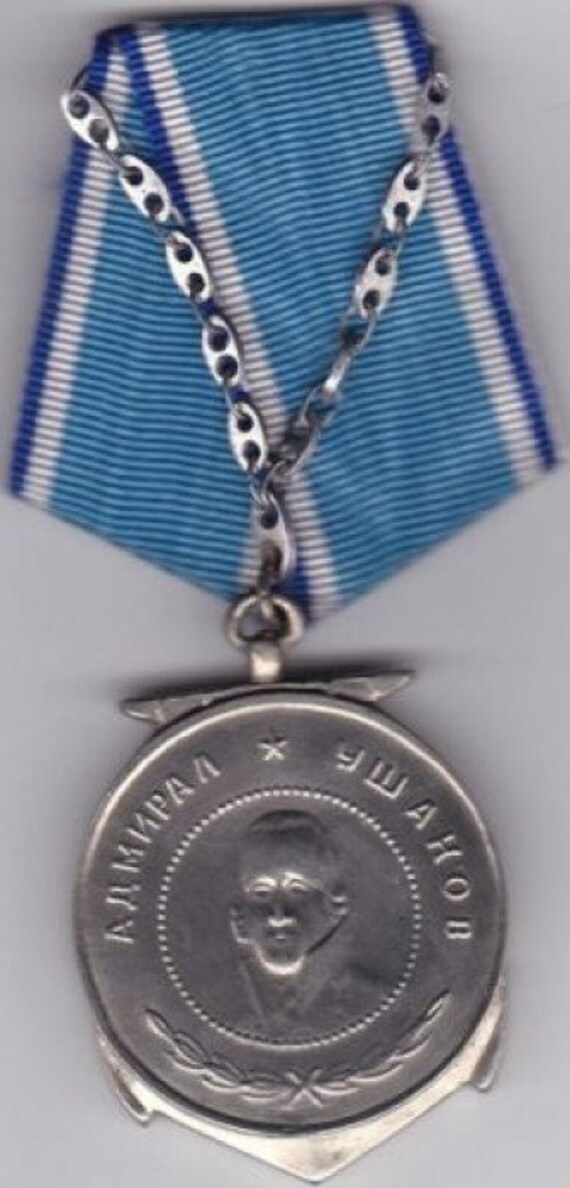 Soviet russian medal Admiral Ushakov COPY | Etsy