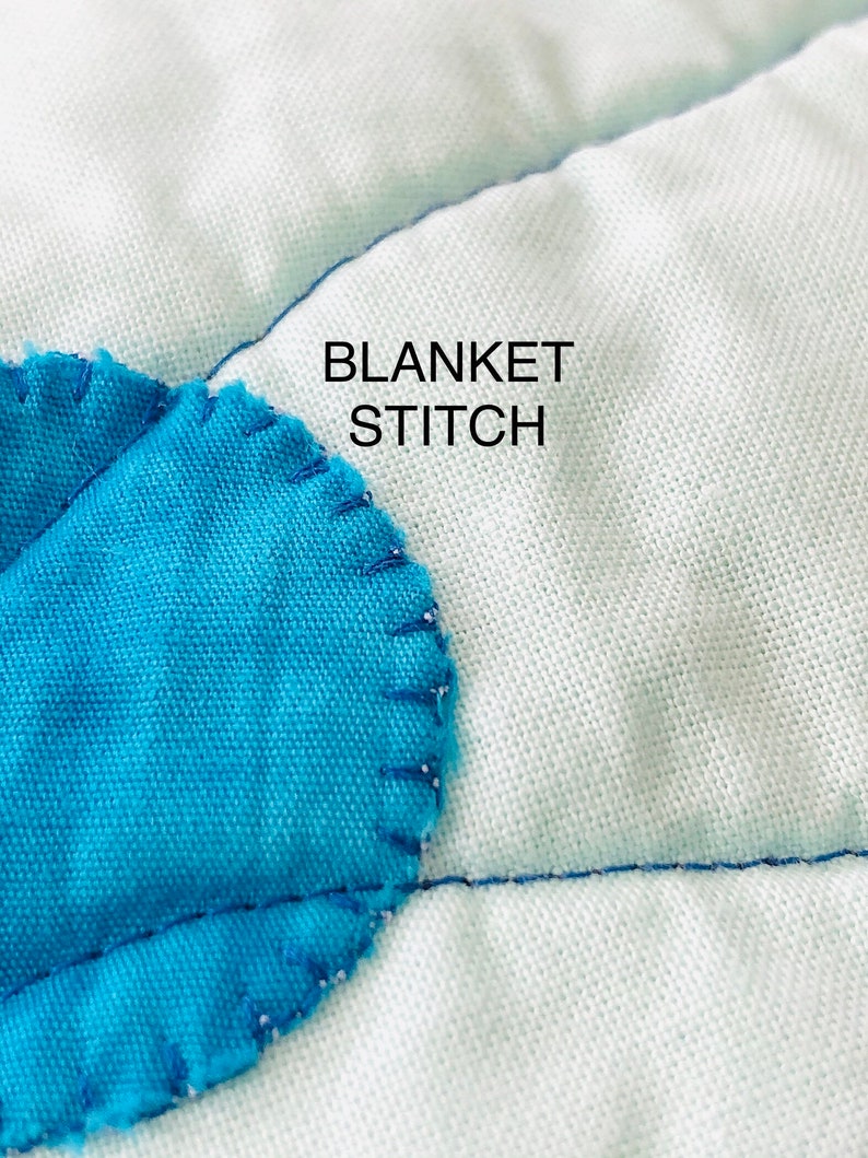 Baby Quilt Pattern PDF Baby Quilt Bubble Fish Quilt Block Etsy