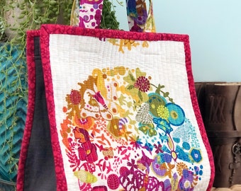 Quilted Apple Bottom Bag Sewing Pattern (PDF Download)