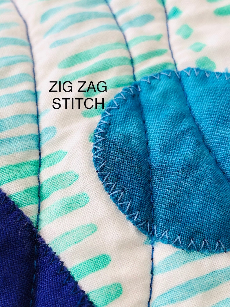 Baby Quilt Pattern PDF Baby Quilt Bubble Fish Quilt Block Etsy