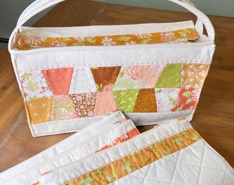 Scrappy Tumbler Tote Sewing travel organizer bag
