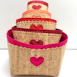 Princess Nesting Baskets PDF sewing pattern