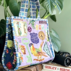 Quilted Apple Bottom Bag PDF sewing pattern easy bag pattern image 4