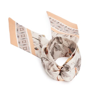 Tallulah Silk Bracelet (Silk scarf, Handbag charm, Hair ribbon, mini tie, wristscarf)