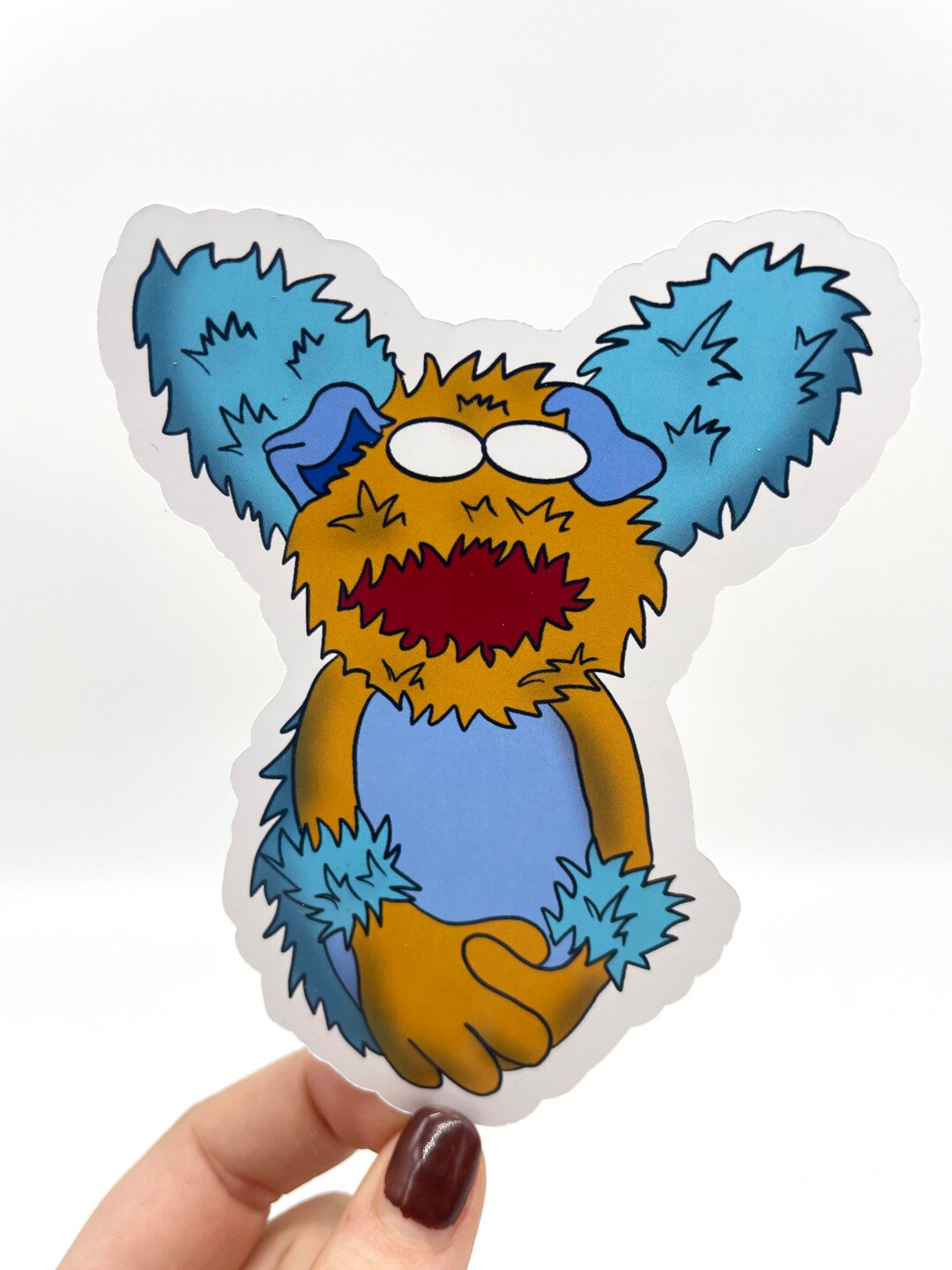 Glossy Puppet Sticker ECHO From Roll for Puppet. Laptop Etsy