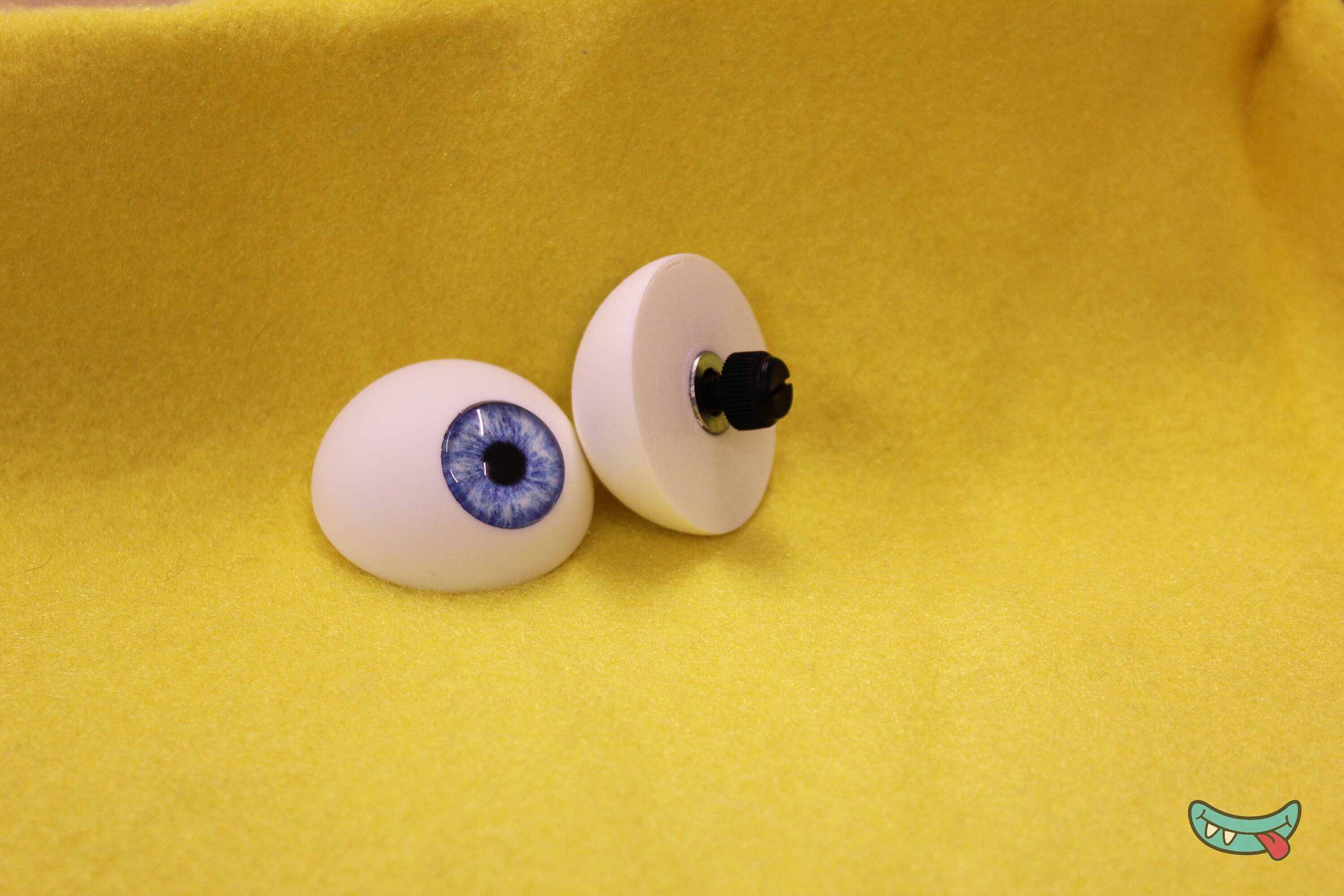 Polished Puppet Eyes with Cabochons ANY COLOUR 45mm Etsy