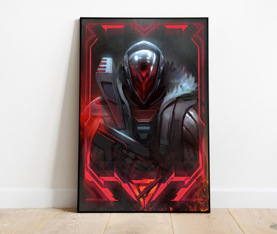 Project Jhin Border League of Legends Poster Vintage Gaming - Etsy Canada