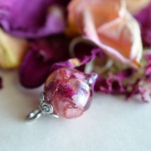 Large Bellabead Charm - Flower Petal Jewelry Memorial Beads Memory Gifts