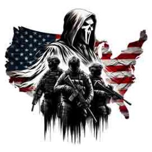 American Patriot Soldier military png Army png - Digital Art | PNG, JPEG & SVG | Instant Download and Wall Art skull png inderpenance