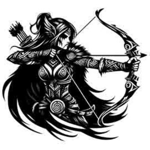 Viking Warrior PNG, SVG & JPEG - Shield Maiden - Digital Design  - Instant Download for Tattoos, T-Shirts, Wall Art vikings svg viking png