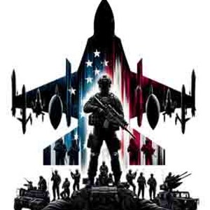 American Patriot - Digital Art | PNG, JPEG & SVG | Instant Download for Apparel, Décor and Wall Art