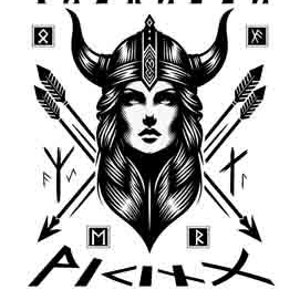 Viking PNG, SVG & JPEG - Valhalla Queen - Digital Design  - Instant Download for Tattoos, T-Shirts, Wall Art