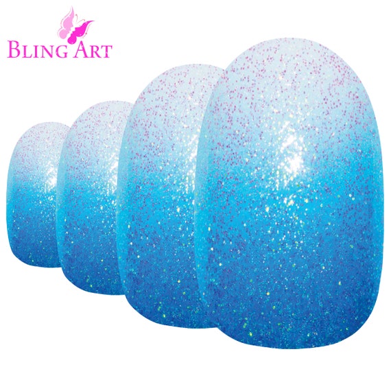 Featured image of post Medium Acrylic Nails Blue : Acrylic nail tips nail pops nail length black nail designs strong nails oval nails healthy nails square nails.
