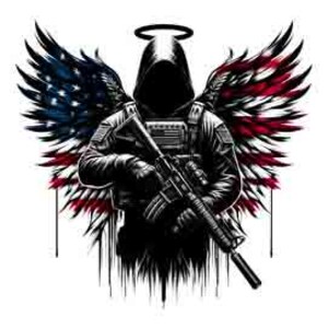 American Patriot - Digital Art | PNG, JPEG & SVG | Instant Download for Apparel, Décor and Wall Art