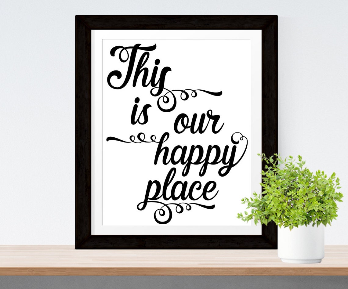 Printable Home Quote Wall Art Quote Printable 'this is Our - Etsy