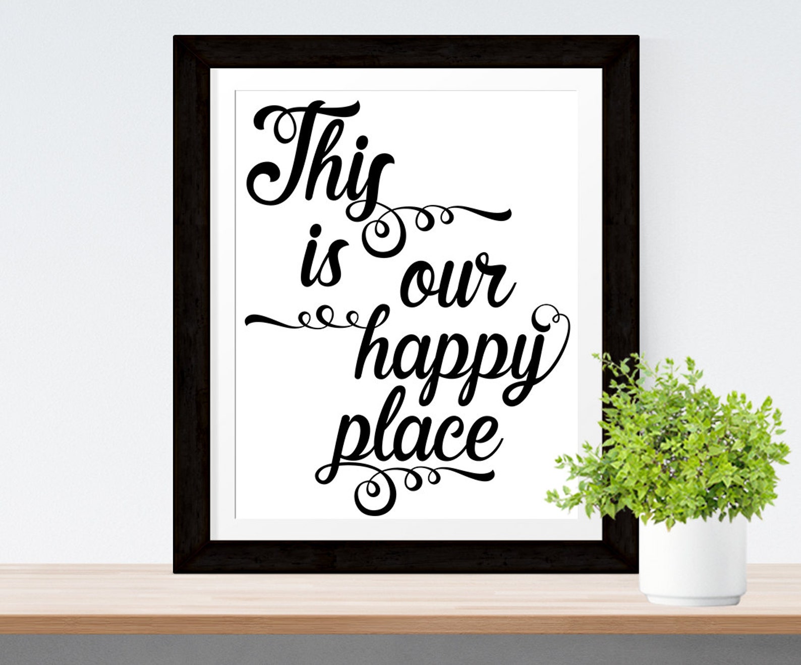 Printable Home Quote Wall Art Quote Printable 'this is Our Etsy