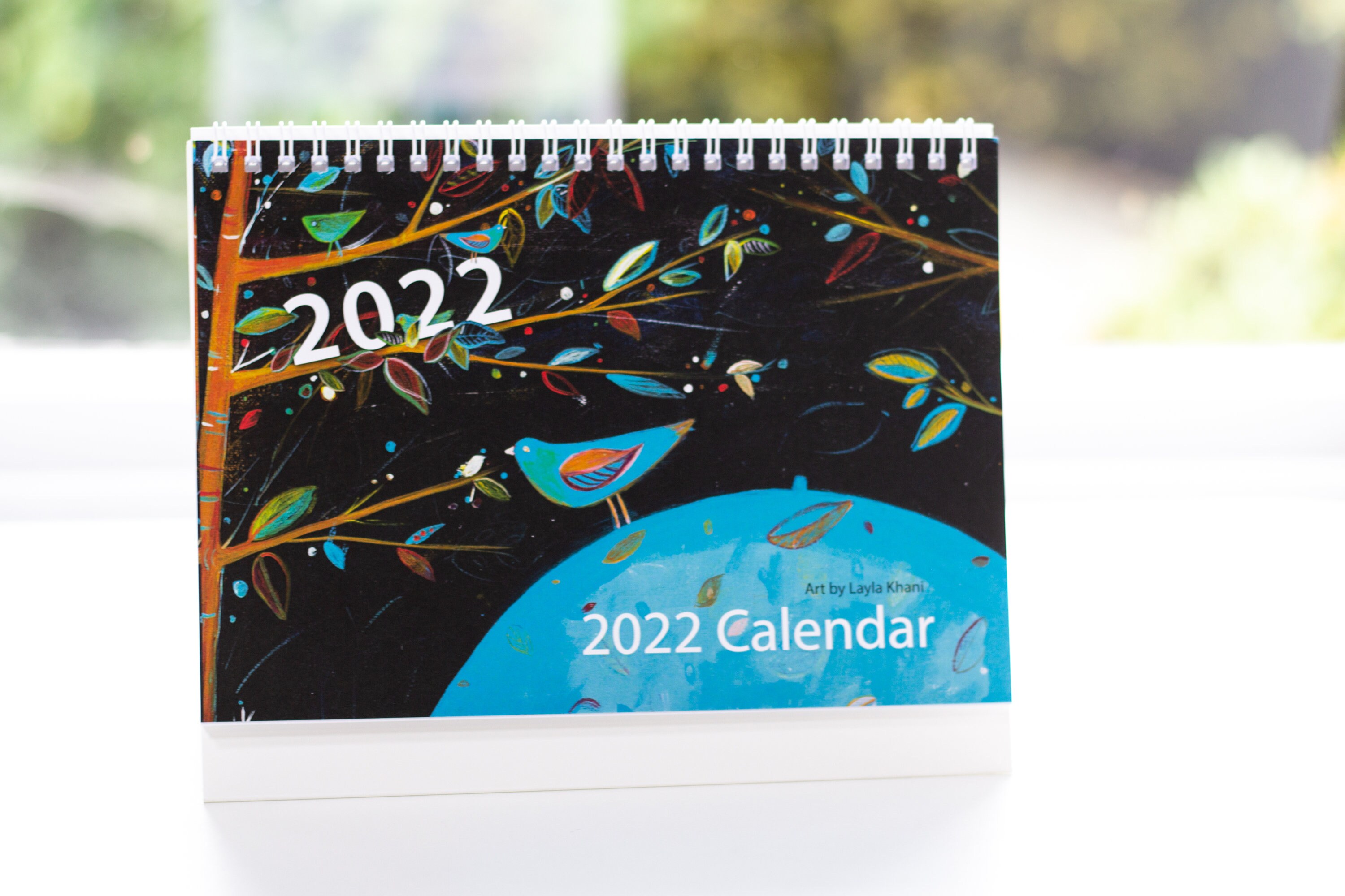2022 desk calendar stand up desk calendar 2022 art calendar etsy