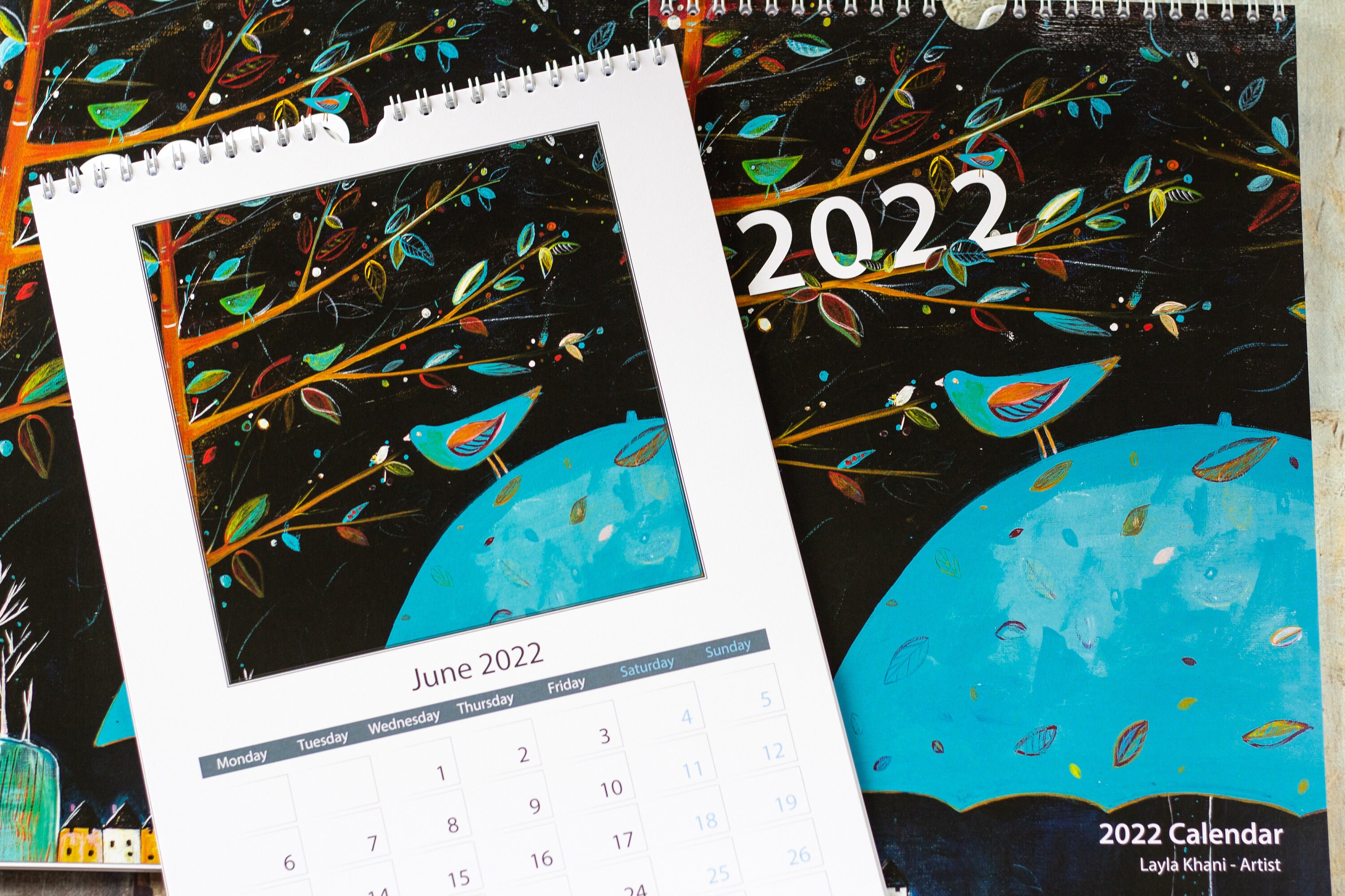 A4 2022 Art Wall Calendar Fine Art Monthly Calendar 2022 Etsy